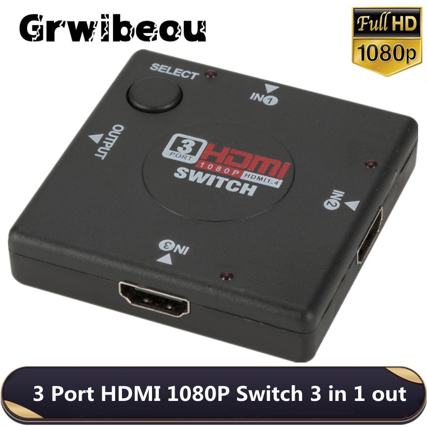 Grwibeou-3 Է 1  ̴ 3 Ʈ HDMI ġ, - ..